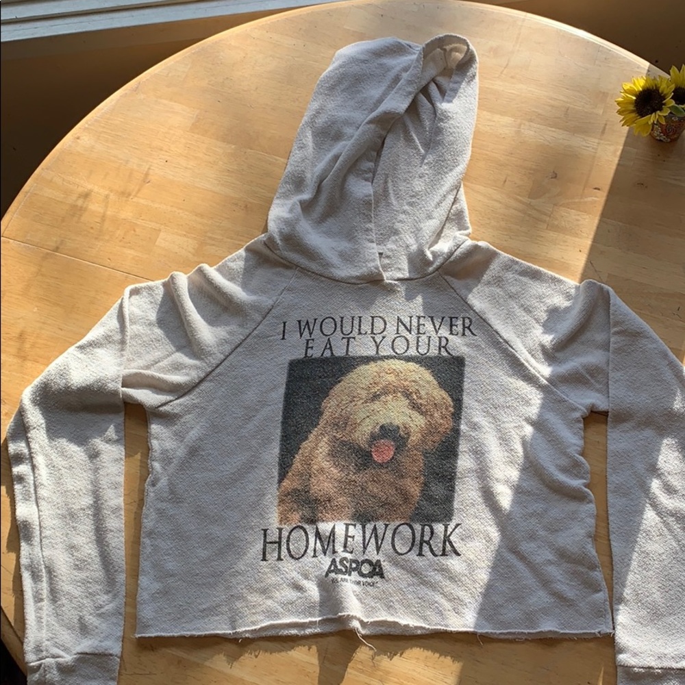 Cropped hoodie